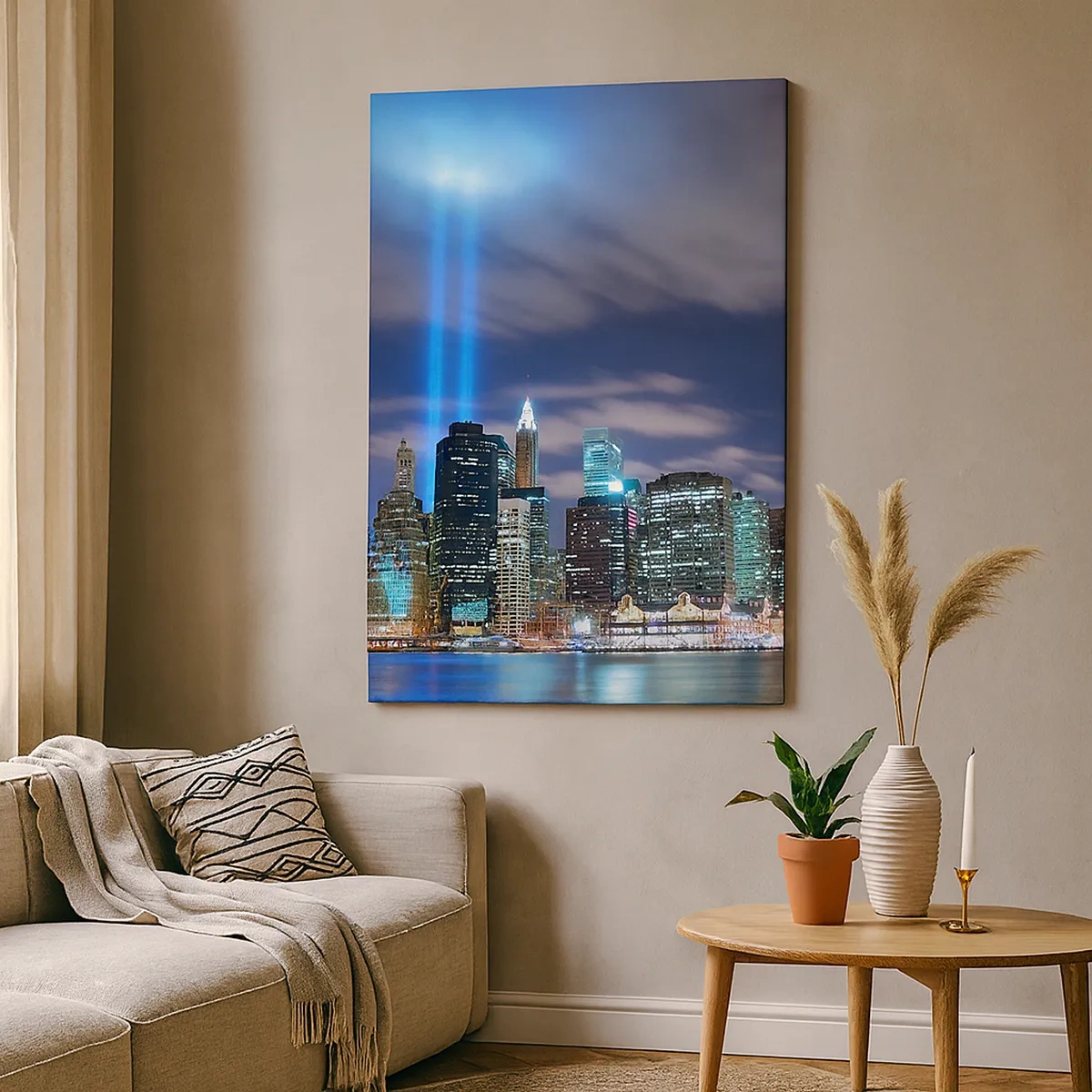 Canvas picture - Reaching Sky with Light - 50x70 cm