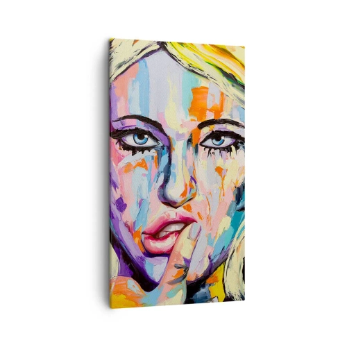 Canvas picture - Look Her Straight in the Eyes - 45x80 cm