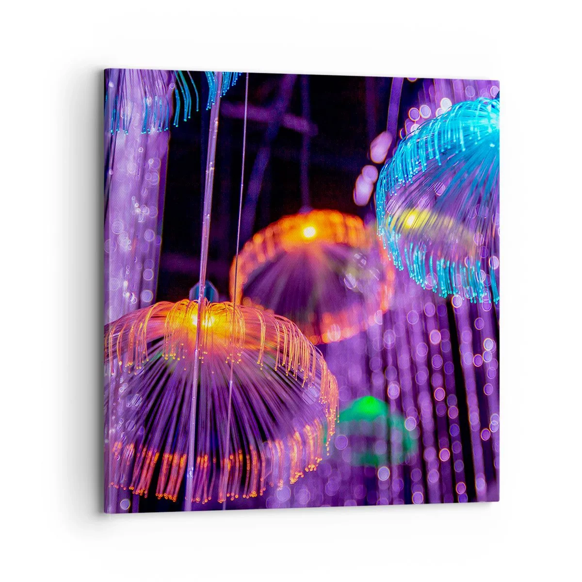 Canvas picture - Light Fountain - 70x70 cm