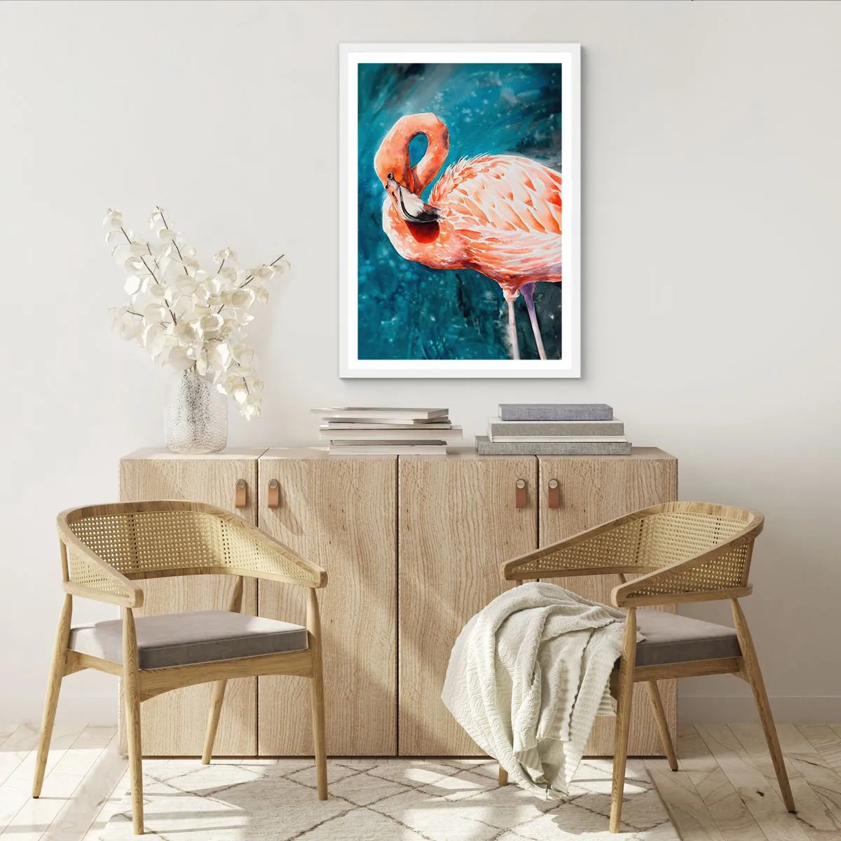 Poster in white frmae - Decorative by Nature - 70x100 cm