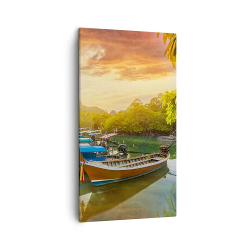 Canvas picture - At the Start of a Busy Day - 45x80 cm