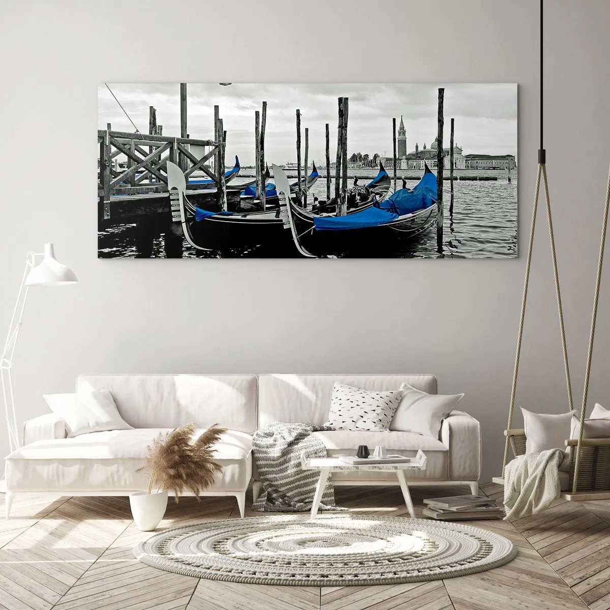 Glass picture - Thoughtful Venice - 100x40 cm
