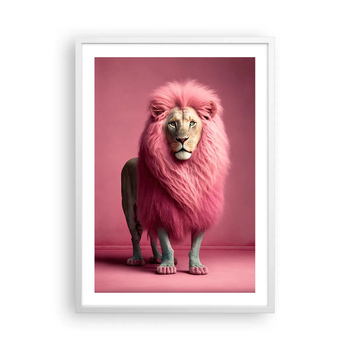 Poster in white frmae - And You're Not Scared Anymore - 50x70 cm