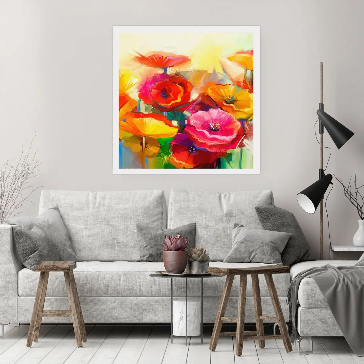 Poster - Not Only Red - 30x30 cm