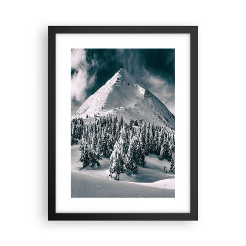 Poster in black frame - Land of Snow and Ice - 30x40 cm