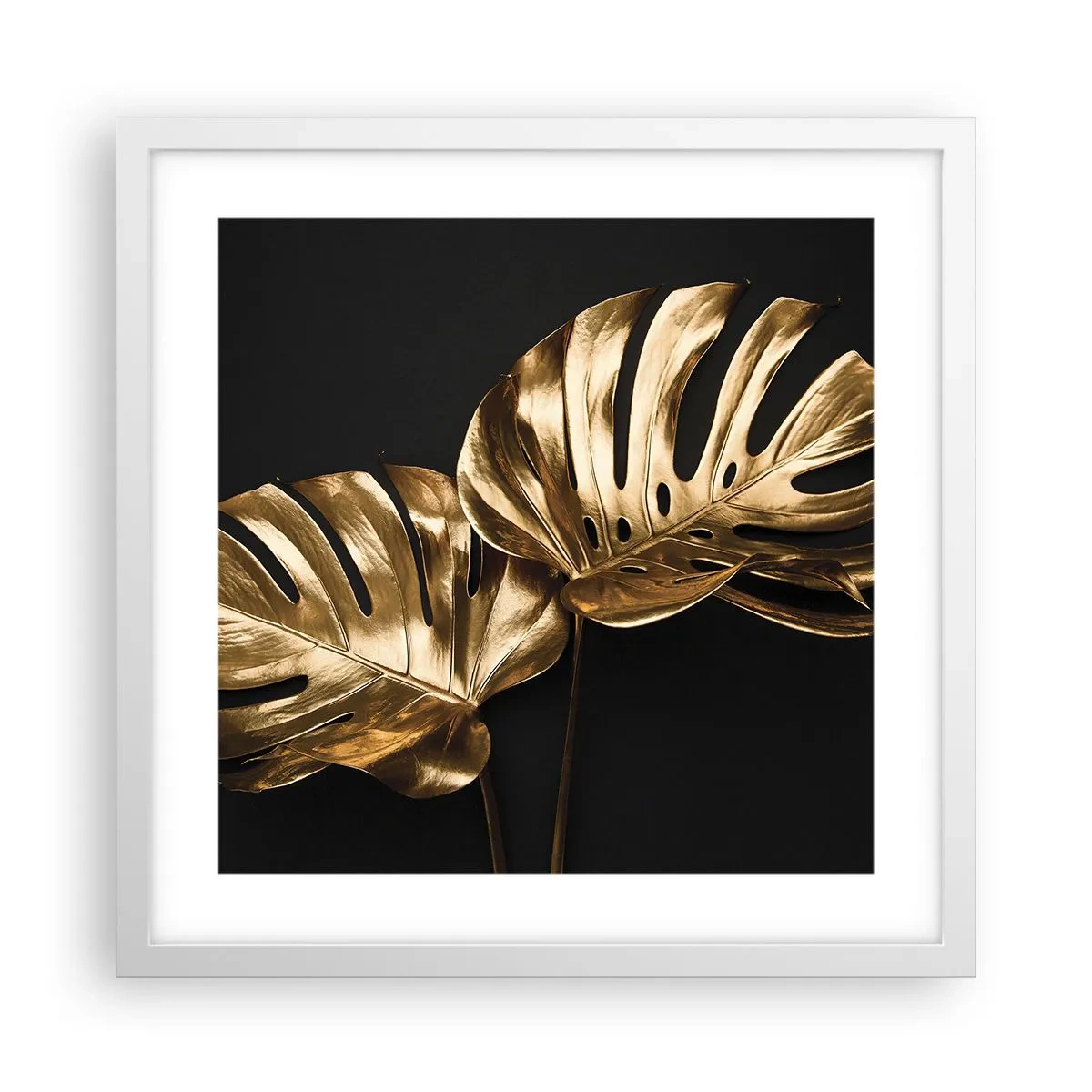 Poster in white frmae - Tresaures of Nature - 40x40 cm