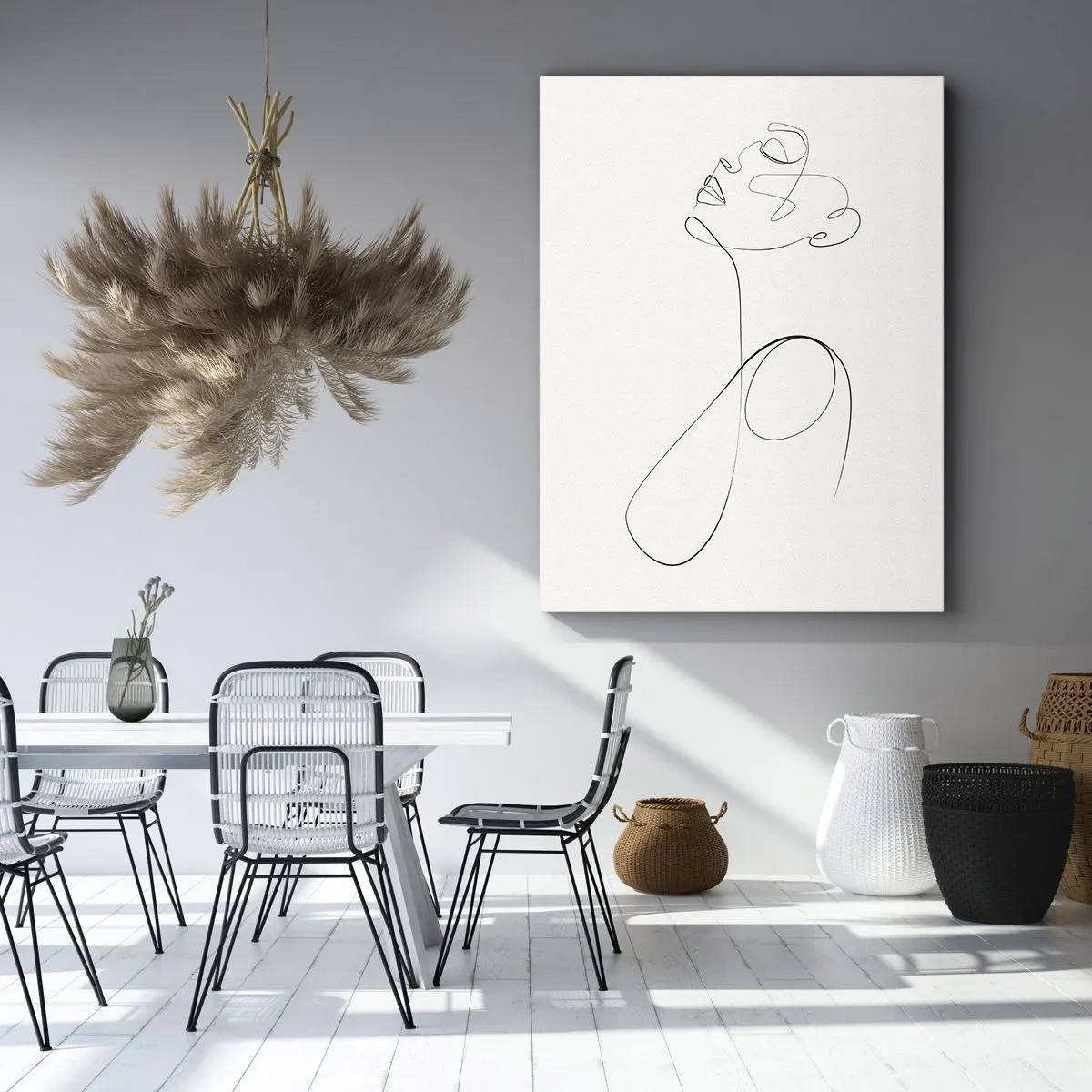 Canvas picture - Entangled in Dreams - 65x120 cm