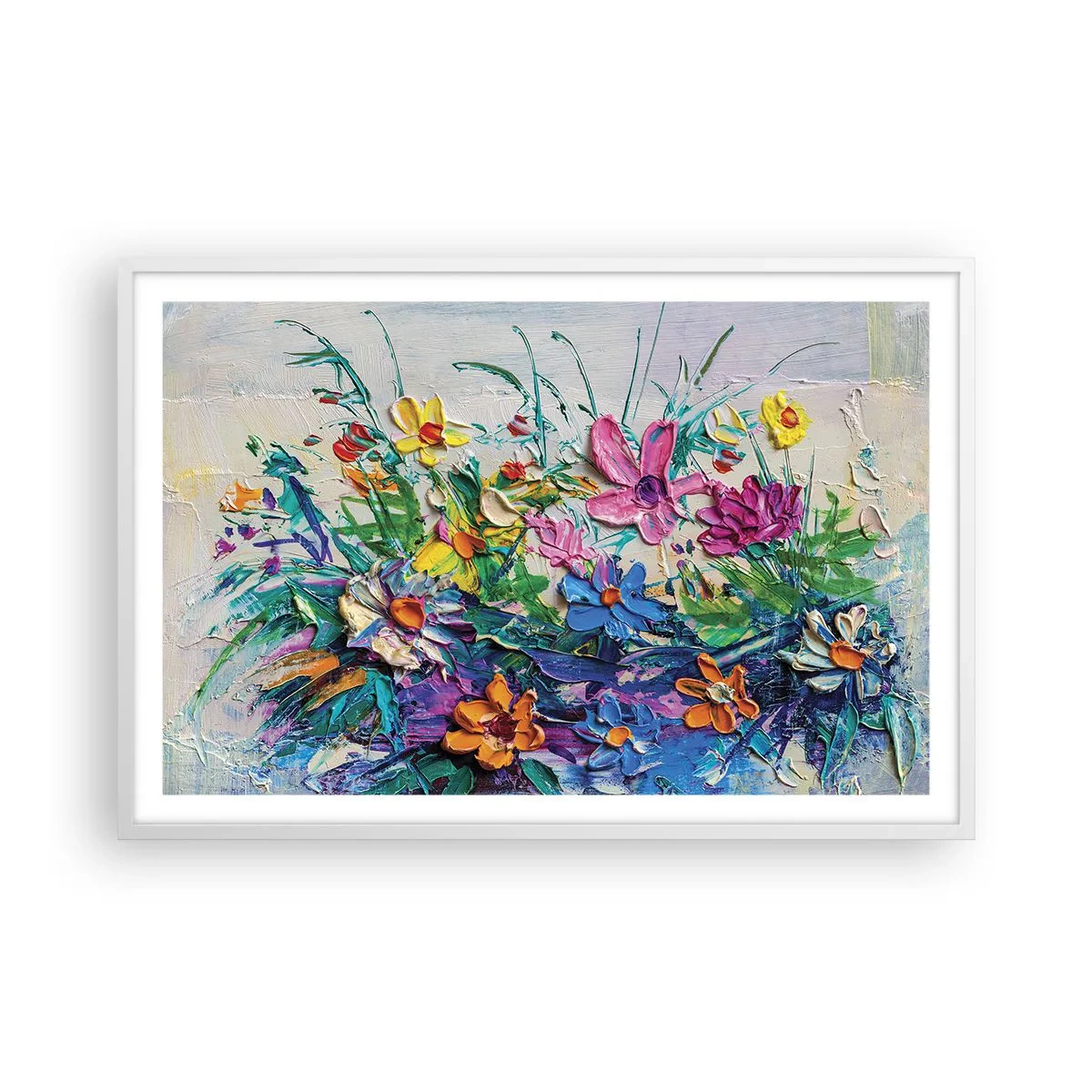 Poster in white frmae - Not So Still Nature - 91x61 cm