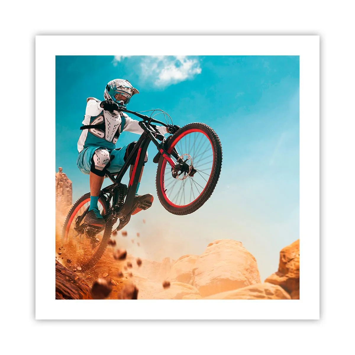 Poster - Madness on Wheels - 50x50 cm
