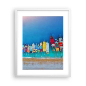 Poster in white frmae - From Bird's Eye View - 40x50 cm