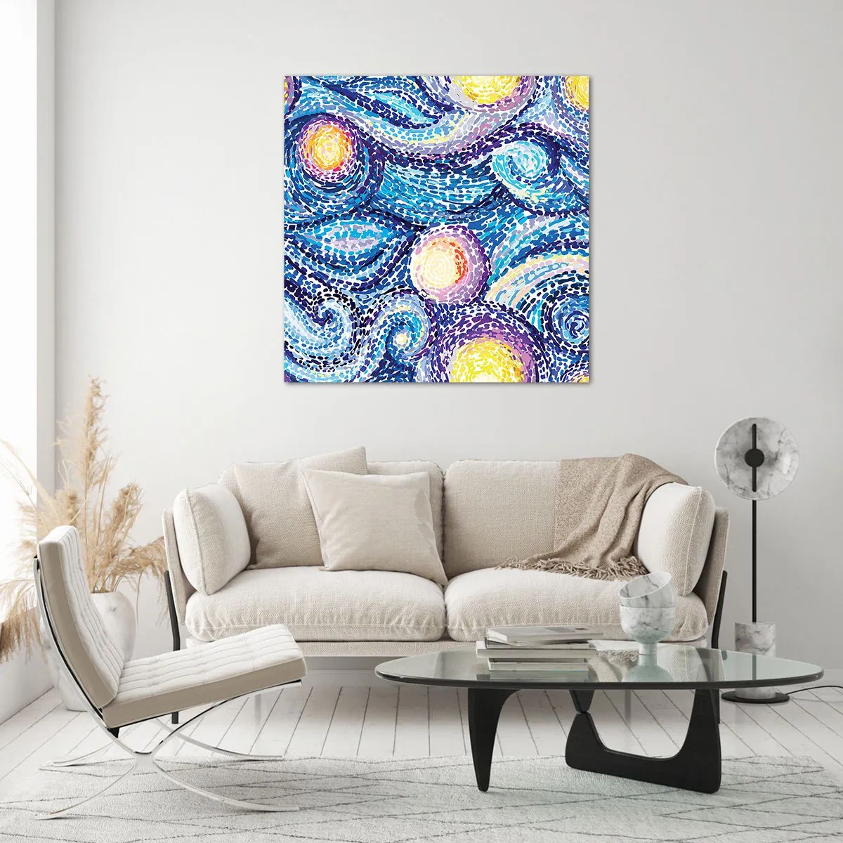 Glass picture - From Van Gogh's Picture - 40x40 cm