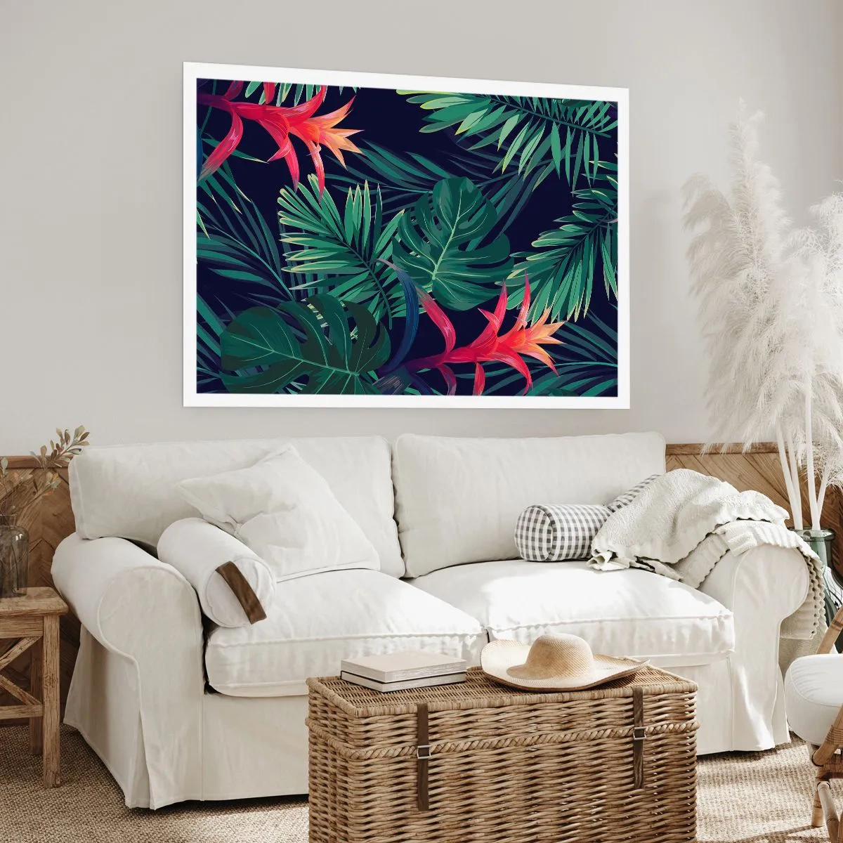 Poster - Burn in Green - 50x40 cm