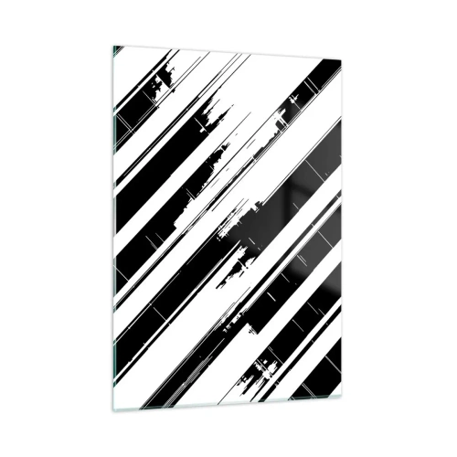 Glass picture - Intensive and Dynamic Composition - 50x70 cm