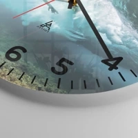 Clock face with numbers