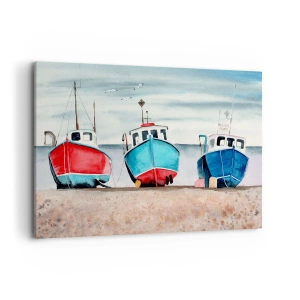 Canvas picture - Ready for Fishing - 120x80 cm