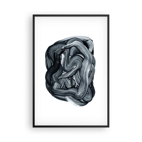 Poster in black frame - It's Not So simple - 61x91 cm
