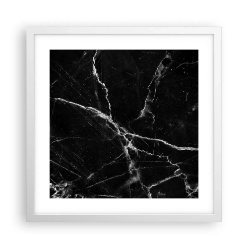 Poster in white frmae - The Secret Life of a Stone - 40x40 cm