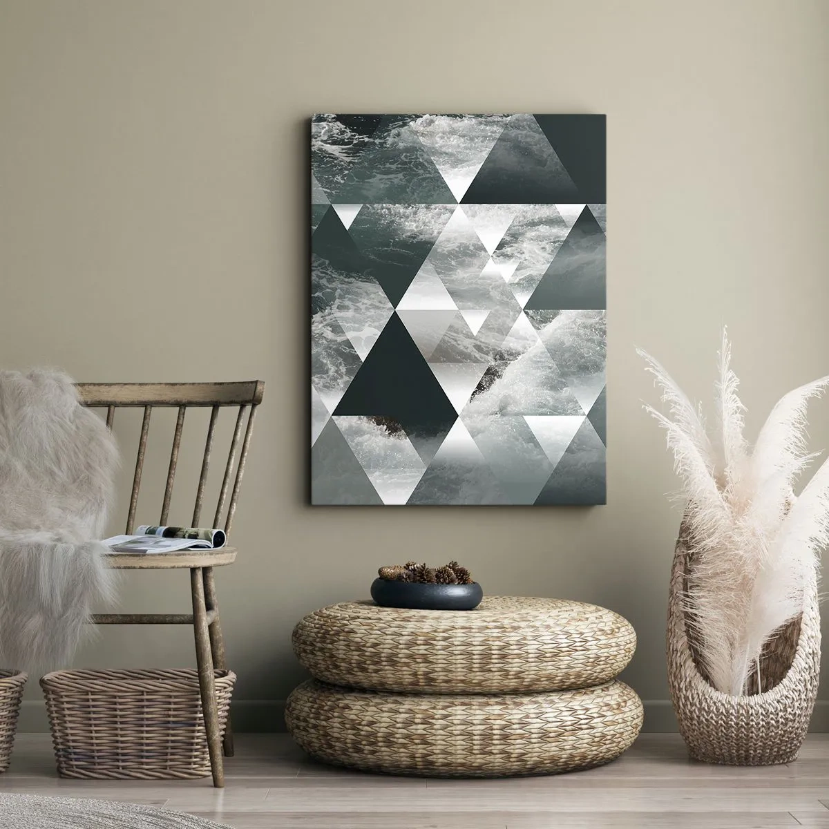 Canvas picture - Crystal Perspective - 80x120 cm