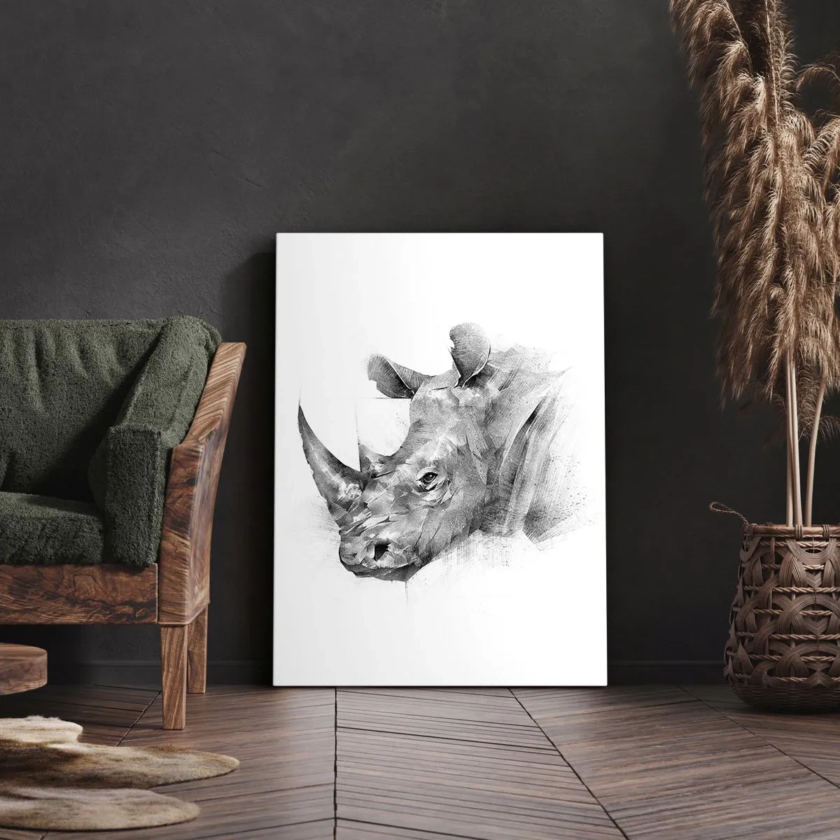 Canvas picture - African Portrait - 50x70 cm
