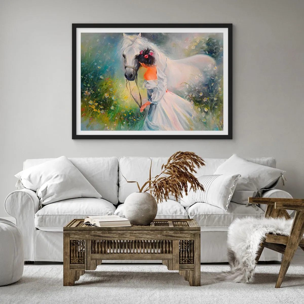 Poster in black frame - Like from a Beautiful Dream - 70x50 cm