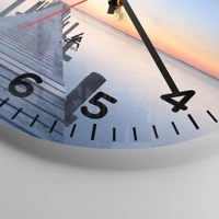 Clock face with numbers