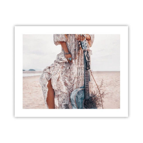 Poster - Flower Chidlren on their Way - 50x40 cm