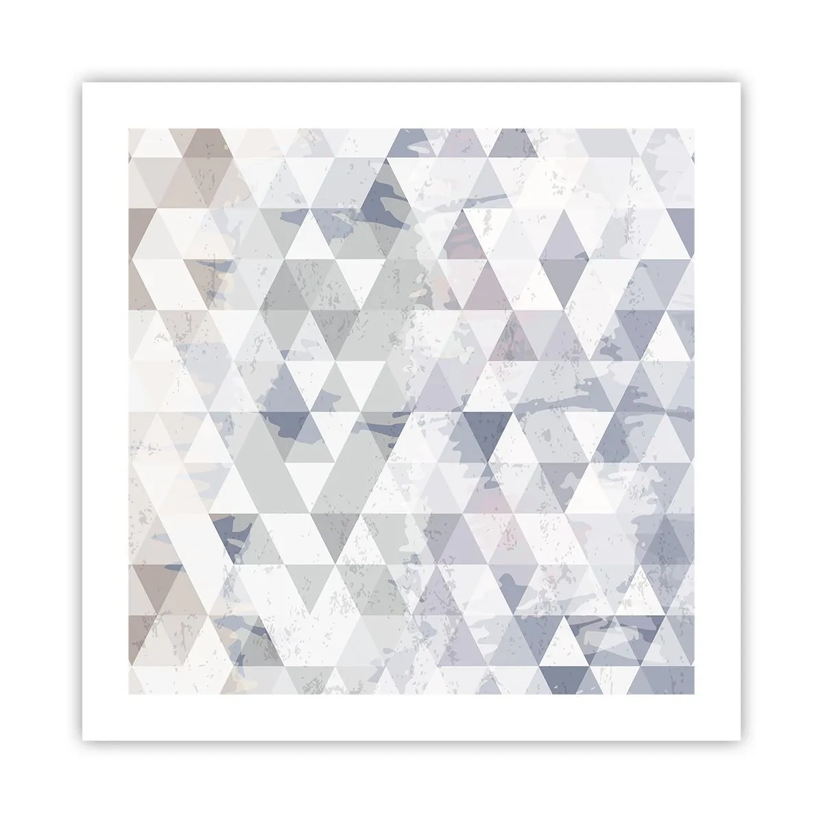 Poster - In the Rhythm of a Triangle - 50x50 cm