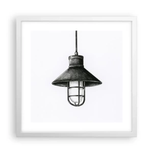 Poster in white frmae - Like In the Old Days… - 40x40 cm