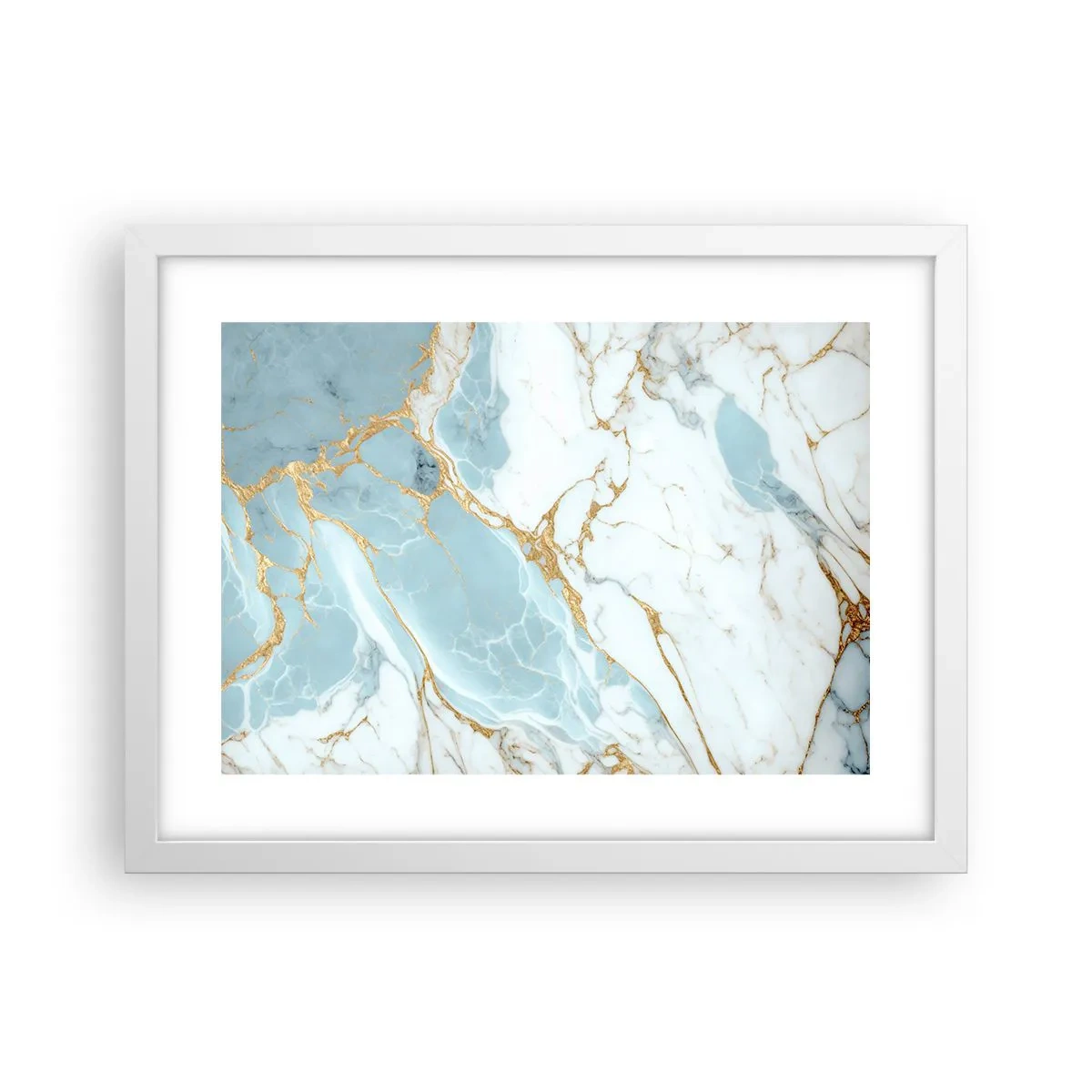Poster in white frmae - Richness of the Stone - 40x30 cm