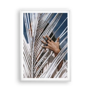Poster in white frmae - Shaman's Girlfriend? - 70x100 cm