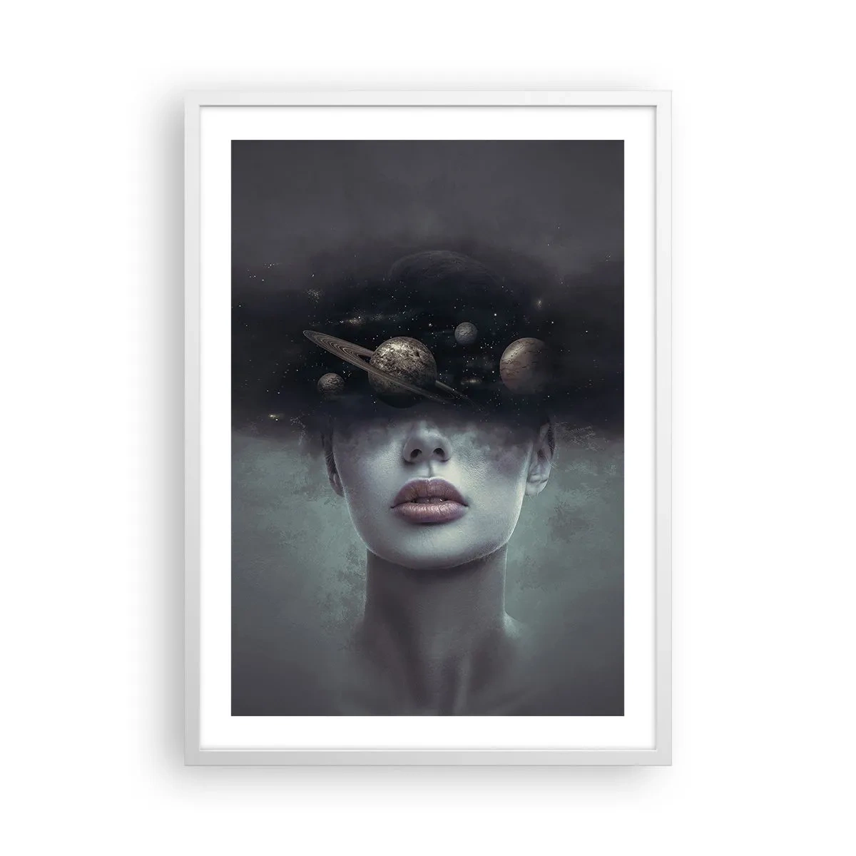 Poster in white frmae - And Planets are Revolving… - 50x70 cm