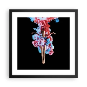 Poster in black frame - In Full Bloom - 40x40 cm