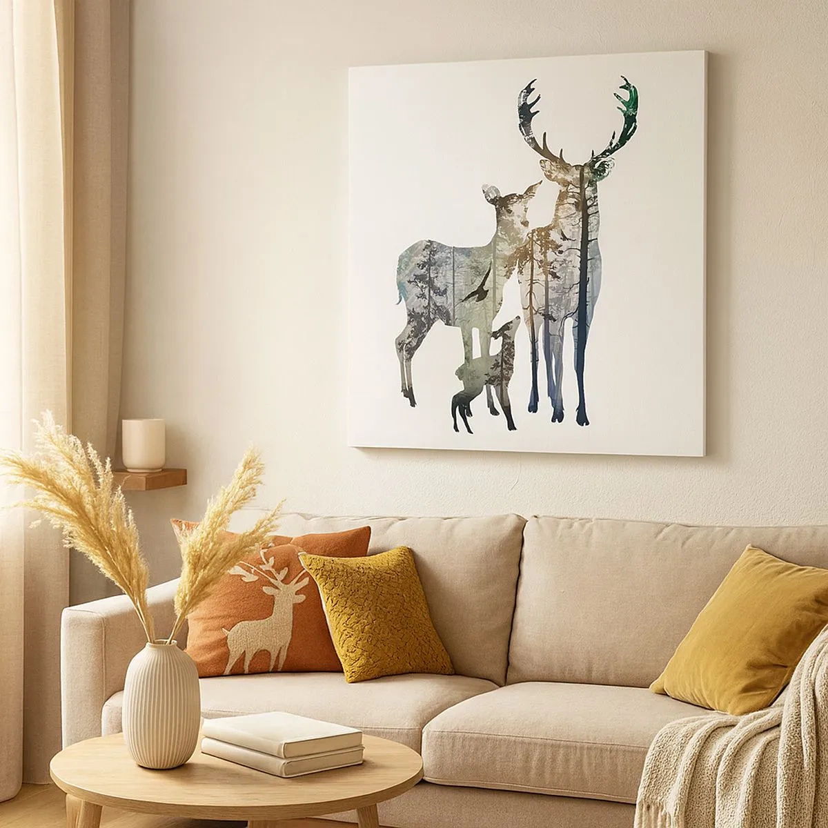 Canvas picture - Family Photo - 30x30 cm