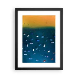 Poster in black frame - Holiday Game - 30x40 cm