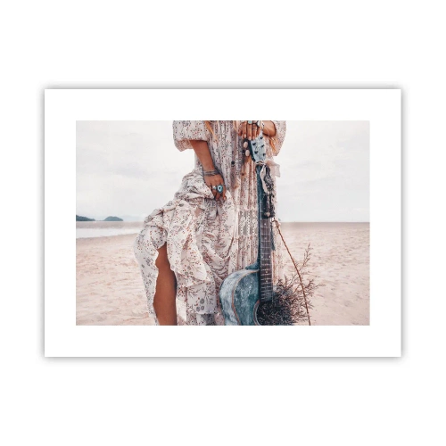 Poster - Flower Chidlren on their Way - 40x30 cm