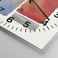 Clock face with numbers