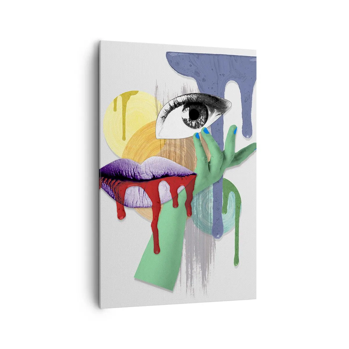 Canvas picture - Deconstructed Portrait - 80x120 cm