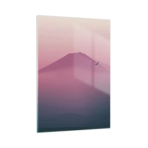 Glass picture - Wanderers above Clouds - 50x70 cm