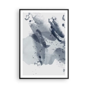Poster in black frame - Study in Nature of Water - 70x100 cm