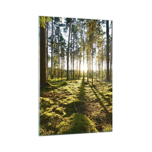 Glass picture - Deep in the Forest - 80x120 cm