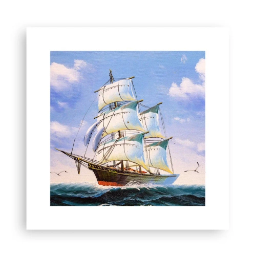 Poster - Proudly with Wind - 30x30 cm