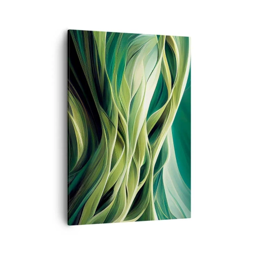 Canvas picture - Abstract Playing Green - 50x70 cm
