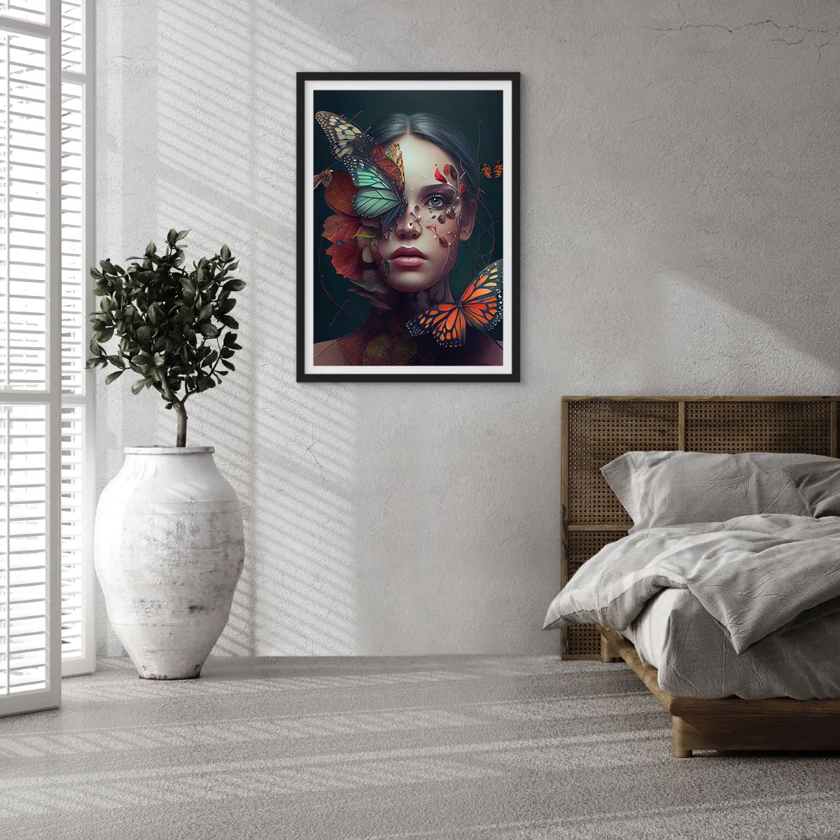 Poster in black frame - Wonderful Metamorphosis - 70x100 cm