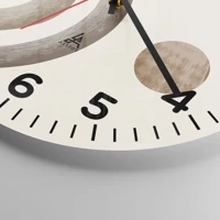 Clock face with numbers