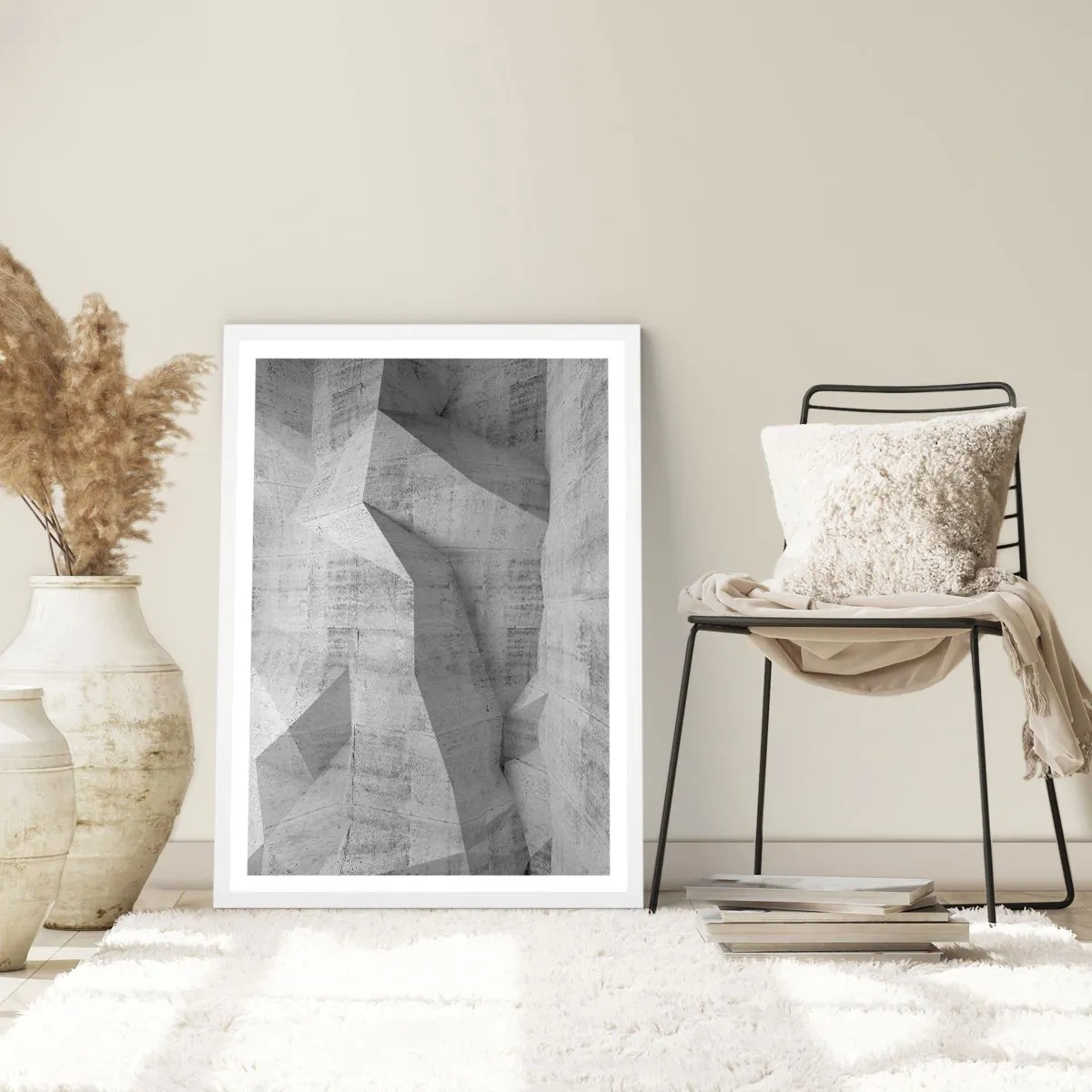 Poster in white frmae - Real Challenge - 40x50 cm