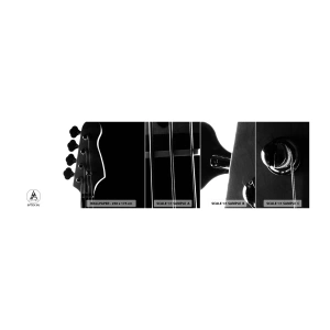 Photo Wallpaper Sample Self-Adhesive Deluxe Sticker - Rock Silence - Guitar, Music, Modern - 100x30 cm
