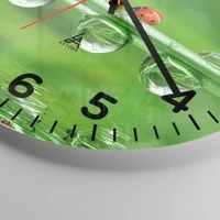 Clock face with numbers