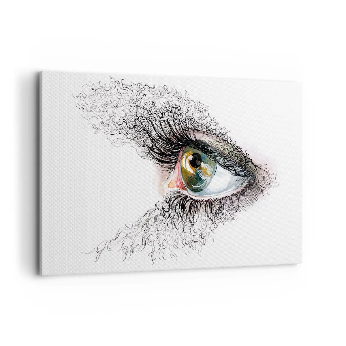 Canvas picture - Look straight into the Soul - 120x80 cm
