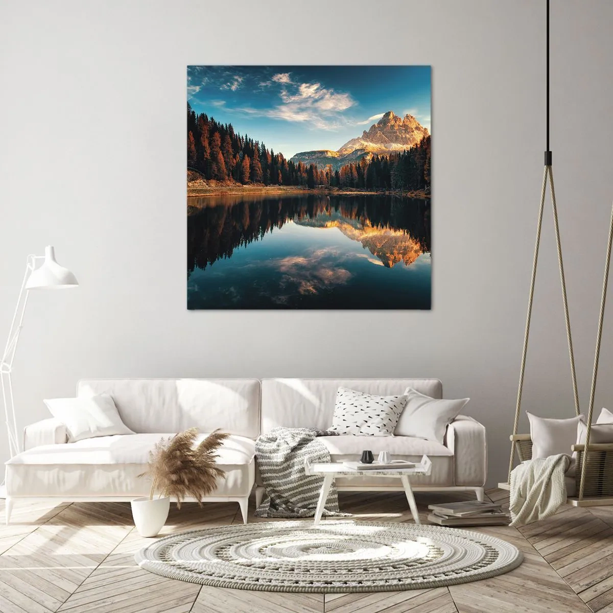 Canvas picture - Double Landscape - 60x60 cm