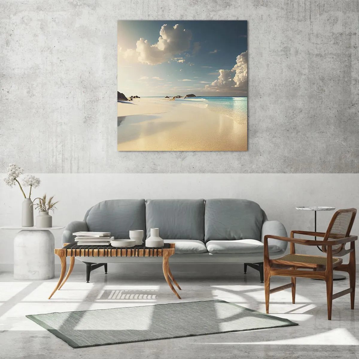 Glass picture - Dream Day - 70x70 cm